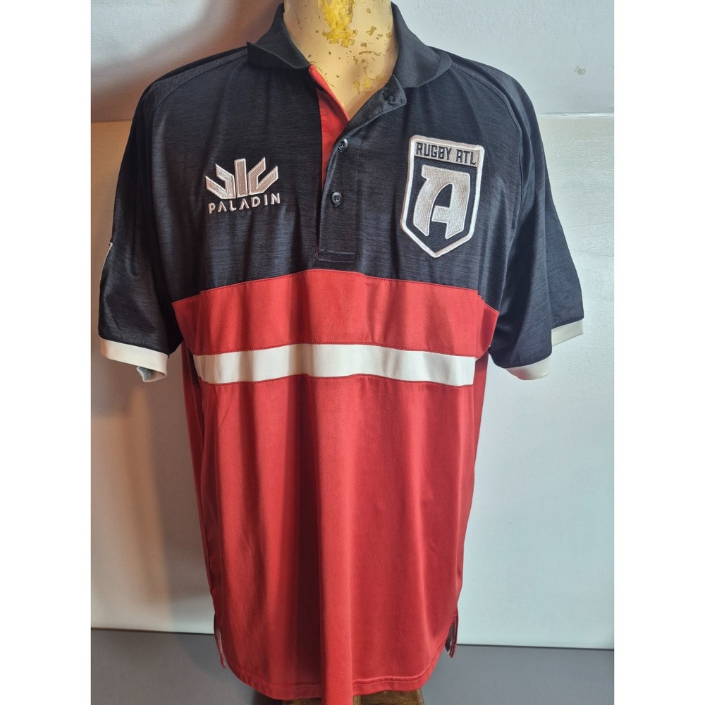Paladin Rugby ATL Shirt Sewn XXL Black Red Gray